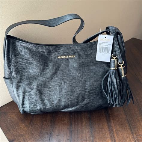 NWT! MICHAEL Michael Kors Ashbury Large Leather Slouchy 